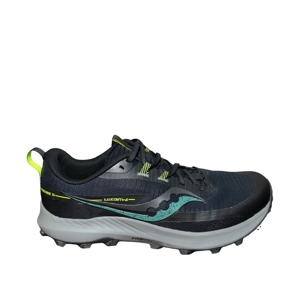 Saucony Trail Shoes in Black and Lime size 11.5